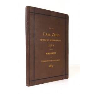 [ZEISS Carl]. Carl Zeiss, Optische Werkstätte, Jena. Mikroskope und mikroskopische Hilsfapparate. [Katalog] No....