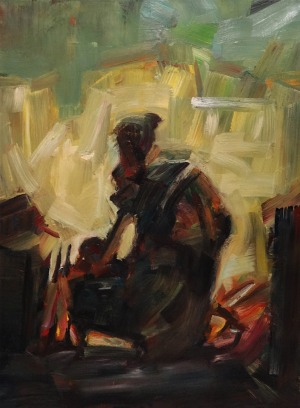 Franciszek Ledóchowski, z cyklu: Remake, Daumier, 2015
