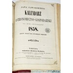 ZBIÓR KALENDARZY Z LAT 1852-1858. [UNGER, ASSENHEJM, JAWORSKI]