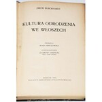 BURCKHARDT JAKÓB - KULTURA ODRODZENIA WE WŁOSZECH [Ex-libris aut. Jana Matejki]