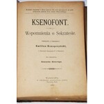 KSENOFONT - WSPOMNIENIA O SOKRATESIE/ PLATON - FILEB, DIALOG O ROZKOSZY.