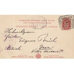 karta pocztowa POMNIK ADAM MICKIEWICZA W WARSZAWIE, 1899.