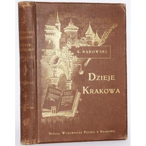 BĄKOWSKI KLEMENS - DZIEJE KRAKOWA.