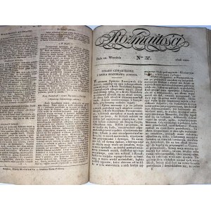 ROZMAITOŚCI. PISMO DODATKOWE DO GAZETY LWOWSKIEJ. ROCZNIK 1828.