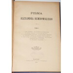 REMBOWSKI ALEKSANDER - PISMA, 1-3 komplet.