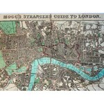 [MAPA] MOGG'S STRANGER'S GUIDE THROUGH LONDON AN ENTIRELY NEW PLAN...