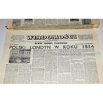 Wiadomości (tygodnik emigracyjny) Rocznik 1962. Nr. 1-52, komplet.