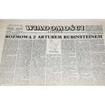 Wiadomości (tygodnik emigracyjny) Rocznik 1964. Nr. 1-52, komplet.