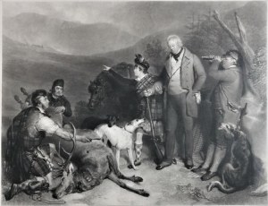 John Charles BROMLEY (1795-1839), Polowanie na jelenia w Glenn Tilt