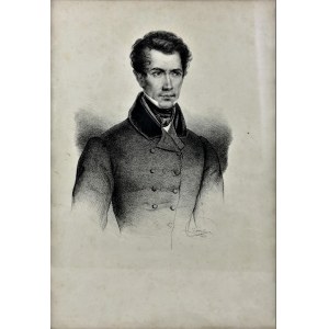 LECLER, Portret mężczyzny ,1835