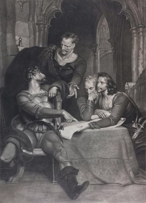 Jean-Pierre SIMON (przed 1750 - ok. 1810), Shakspeare. King Henry the Fourth. Act lll