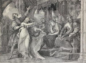 Francis LEGAT (1715-1809), Shakspeare. Hamlet. Act IV scene V, 1802