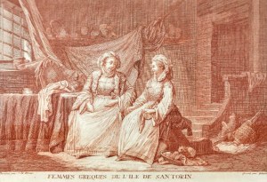 Joseph GLEICH  (czynny w 2 poł. XVIII w.), Kobiety greckie z wyspy Santorini, przed 1800 r.