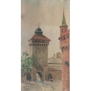 Ludwik REMER (1888-1979), Widok na Bramę Floriańską