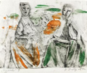 Stefania DRETLER-FLIN (1909-1994), Cyganki II, 1958