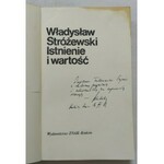 Stróżewski Władysław • Istnienie i wartość [dedykacja autorska]