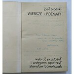 [Barańczak Stanisław] Brodski Josif • Wiersze i poematy