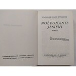Witkiewicz Stanisław Ignacy • Pożegnanie jesieni [Éditions l'Âge d'Homme]