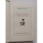 Banach Andrzej • O wdzięczności przedmiotów