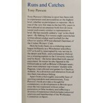 Pawson Tony • Runs & Catches. An Autobiography [dedykacja autorska]