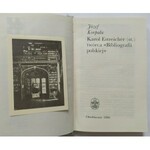 Korpała Józef • Karol Estreicher (st.) twórca Bibliografii polskiej