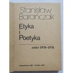 Barańczak Stanisław • Etyka i poetyka. Szkice 1970-1978