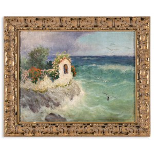 Bratkowski Roman, Chapel by the seashore, 1920s.