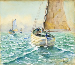 Jaxa-Małachowski Soter, Rybacy wypływający na połów, 1937