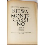 WAŃKOWICZ MELCHIOR - BITWA O MONTE CASSINO, 1-3 komplet, 1945