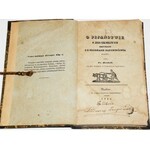 HECHELL FR.[YDERYK] - O PIJAŃSTWIE O JEGO SZKODLIWYCH SKUTKACH I O SRODKACH ZAPOBIEŻENIA ONEMU, 1844