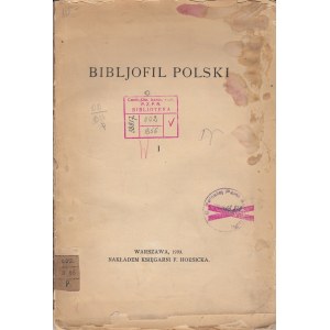 BIBLJOFIL POSLKI, pod red. Jana Lorentowicza, 1933