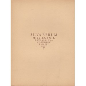 SILVA RERUM 1939/7