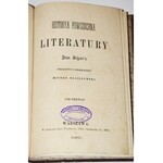 SCHERR JAN - HISTORYA POWSZECHNA LITERATURY, 1-2 komplet, 1865