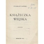 SAPIŃSKI STANISŁAW - KSIĄŻECZKA WIEJSKA, 1923