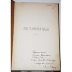 PODOLSKI EDWARD - PIUS IX OBROŃCA POLSKI, 1879, [dedykacja]