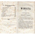PIETRUSIŃSKI LUDWIK - WSPOMNIENIA Z WENECYI KOLEI ŻELAZNEJ, T.1, 1845