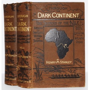 STANLEY M. HENRY - THROUGH THE DARK CONTINENT, 1-2 komplet, 1879