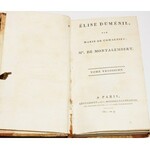 Z BIBLIOTEKI KS. ALEKSANDRA LUBOMIRSKIEGO/ MADAME DE STAEL - DELPHINE; DE MONTALEMBERT - ELISE DUMENIL