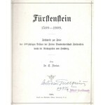 [ZAMEK KSIĄŻ, WAŁBRZYCH, HOCHBERG]. ZIVIER EZECHIEL - Fürstenstein 1509-1909...