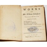 [SHAKESPEARE WILLIAM] THE WORKS OF SHAKESPEAR IN NINE VOLUMES...1751