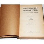 KWARTALNIK HISTORYCZNY. Rocznik XLIII 1929 T. 1-2.