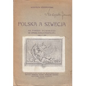 KONOPCZYŃSKI WŁADYSŁAW - POLSKA A SZWECJA, 1924