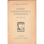 GRAŻYŃSKI MICHAŁ - GAWĘDY I PRZEMÓWIENIA HARCERSKIE, 1933