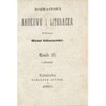[GISZCZYŃSKI MICHAŁ]. ROZMAITOŚCI NAUKOWE I LITERACKIE T. 9-10, 1860