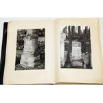 A NOTEBOOK WITH HOURGLASSES, PHOTOS OF TOMBSTONES, ETC.