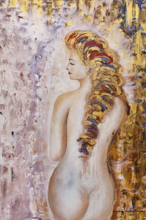 Mariola Świgulska, Pewna swego wdzięku z cyklu Fascynacja Klimtem, 2020