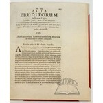 (HEWELIUSZ Jan..), Acta Eruditorum anno MDCLXXXIII publicata [...].