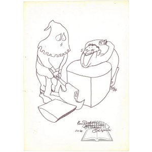 KOBYLIŃSKI Szymon (1927-2002) - polski grafik, rysownik, karykaturzysta,