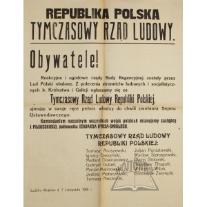 REPUBLIKA Polska Tymczasowy Rząd Ludowy.