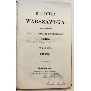 BIBLIOTEKA Warszawska.